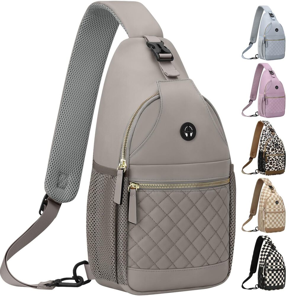 9433 Large Crossbody Purses Bags Travel, Chest Sling Bag Casual Cross Body
